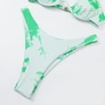 thumbnail image 5 of Efsteb Bathing Suit for Women 2 Piece Bikini Two Piece Swim Suit Bathing Suits Comfortable Bikini Sets Print Fashion Swimwear (Green,M), 5 of 6