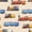 Beige Blue, variant on Castle Fairy Vintage Train Set Twin Comforter Sets 3-Piece for Boys, Retro Carriage Art Bedding Set for Bedroom, Red Teal