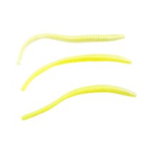 Berkley PowerBait Power Floating Trout Worm Fishing Bait, Chartreuse Shad, 3in | 8cm
