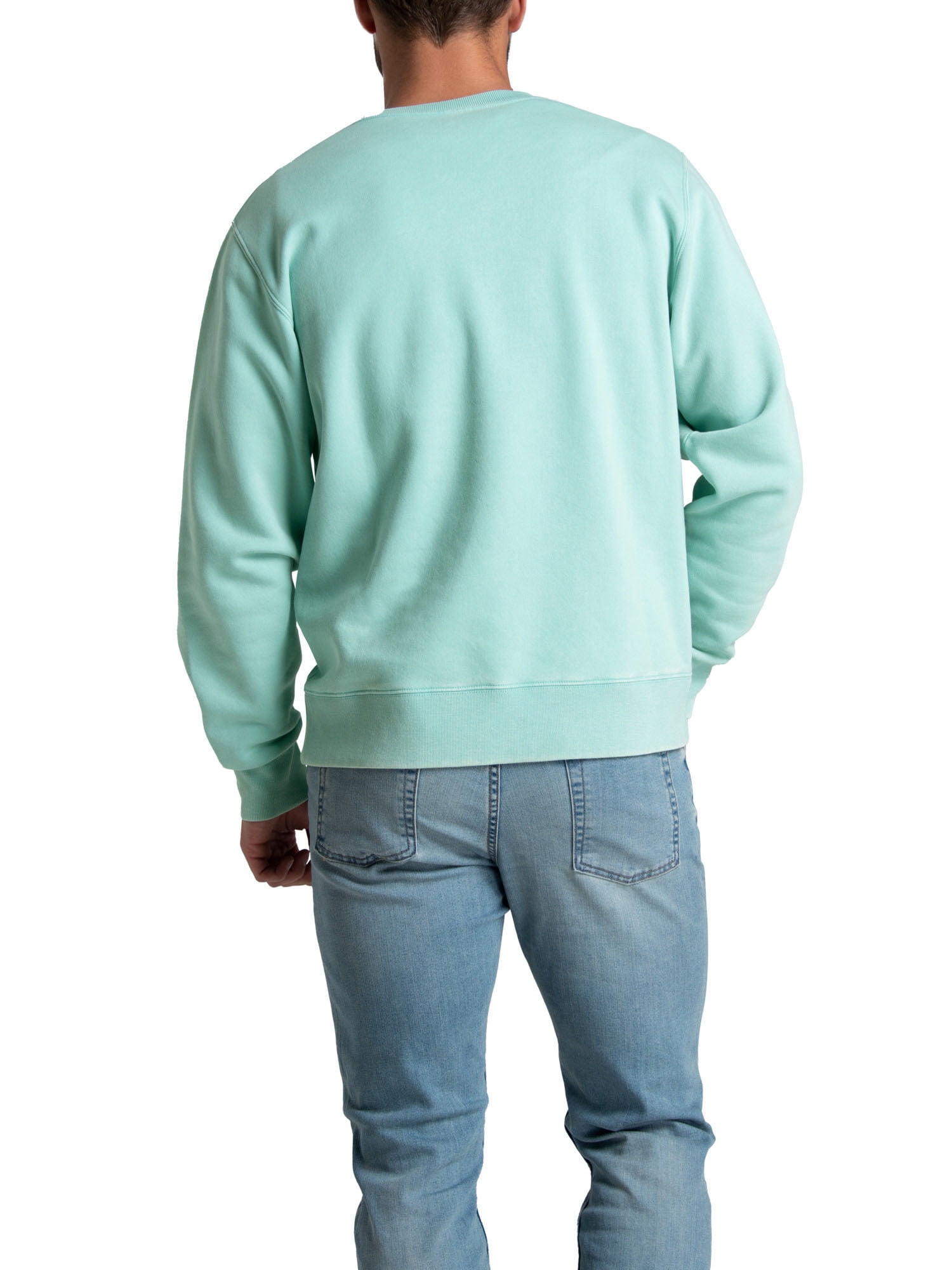 Fruit of the Loom Men's Ultra-Soft Garment Dyed Crew Sweatshirt, Sizes S - 2XL