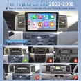 thumbnail image 3 of Radio de coche Leadfan para Toyota Corolla 2003-2008 con JBL de 2 GB/32 GB, 3 of 9