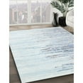 thumbnail image 2 of Ahgly Company Indoor Square Contemporary Light Steel Blue Abstract Area Rugs, 5' Square, 2 of 6