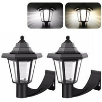 Shrysg 2-Pack Solar Deck Lights,Color-Changing LED,Auto On/Off,IP65 Waterproof,Fits Post/Fence,Solar-Powered Outdoor Stairs & Pathway Lighting,6-8H Charge,8-10H Glow,Yellow