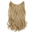 thumbnail image 3 of Xihbxyly Peluca de Moda, Extensión de Cabello Largo y Rizado, Pieza de Cabello Natural de Una Sola Pieza, Material de Seda Resistente a Altas Temperaturas, Resistente Al Calor Hasta 150 °C, Uso Diari, 3 of 3