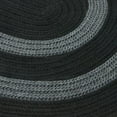 thumbnail image 2 of Colonial Mills 6' Onyx Black Round Hand Braided Area Throw Rug, 2 of 2