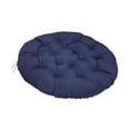 thumbnail image 1 of Cojín para silla colgante con forma de huevo, cojín acolchado para asiento, alfombrilla para silla de jardín, muebles Azul oscuro, 1 of 8