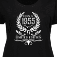 thumbnail image 4 of Inktastic Born in 1955 Limited Edition Women's Plus Size T-Shirt, 4 of 5