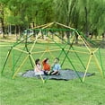 thumbnail image 2 of YIYADO Kids Climbing Dome Tower with Hammock, Geometric Dome, Fresh Color, Rust-Resistant and UV-Resistant Steel Support 1000 lbs., 2 of 5