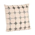 thumbnail image 1 of SARO LIFESTYLE Diamond Design Throw Pillow, 18" Down Filled, Pewter, 1 of 2