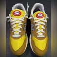thumbnail image 4 of New Balance 580 Mens Sneakers Brown Yellow Silver Shoe Size 10, 4 of 5