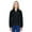 Black, variant on Harriton M990W Women's Full-Zip Fleece-Black-3XL