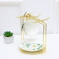 thumbnail image 6 of HONMEET Golden Mug Tree Drying Rack Teacup Holder Kitchen Cup Organizer Stand and Stylish, 6 of 8