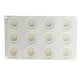 thumbnail image 4 of Inteprter Mousse de autoensamblaje de frutas, 12 agujeros, molde para hornear, herramientas, crema, pan, hielo, jabón, fiesta, pastelería, molde para Herramientas y accesorios para hornear Inteprter HA074886-01, 4 of 6