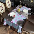 thumbnail image 5 of Poodles Rectangle Tablecloth 60"x102",Waterproof Polyester Rectangle Table Cloth, Wipeable Spillproof Polyester Tablecloth for Dining, Camping, Indoor and Outdoor, 5 of 6