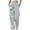 Gray, variant on Pants Women's Fashion Casual Love Print Padded Sweatpants