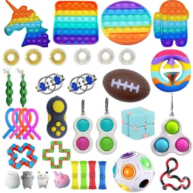 Juguete sensorial Push Bubble Fidget para aliviar el estrés del autismo
