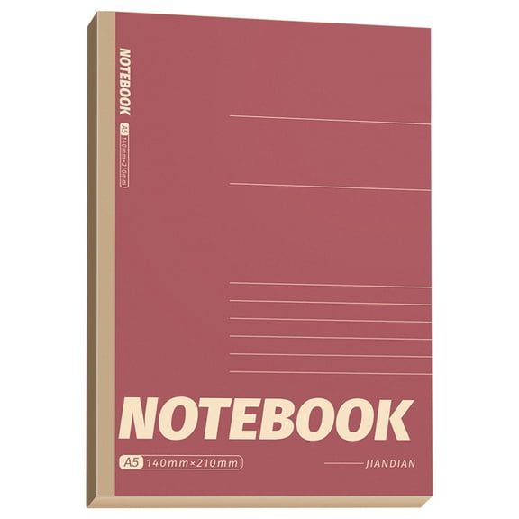 Solivara A5 Campus Notebook 8mm Dot Ruled 60 Sheets Composition Lined Journal For Women Work,B,8.27*5.51 in