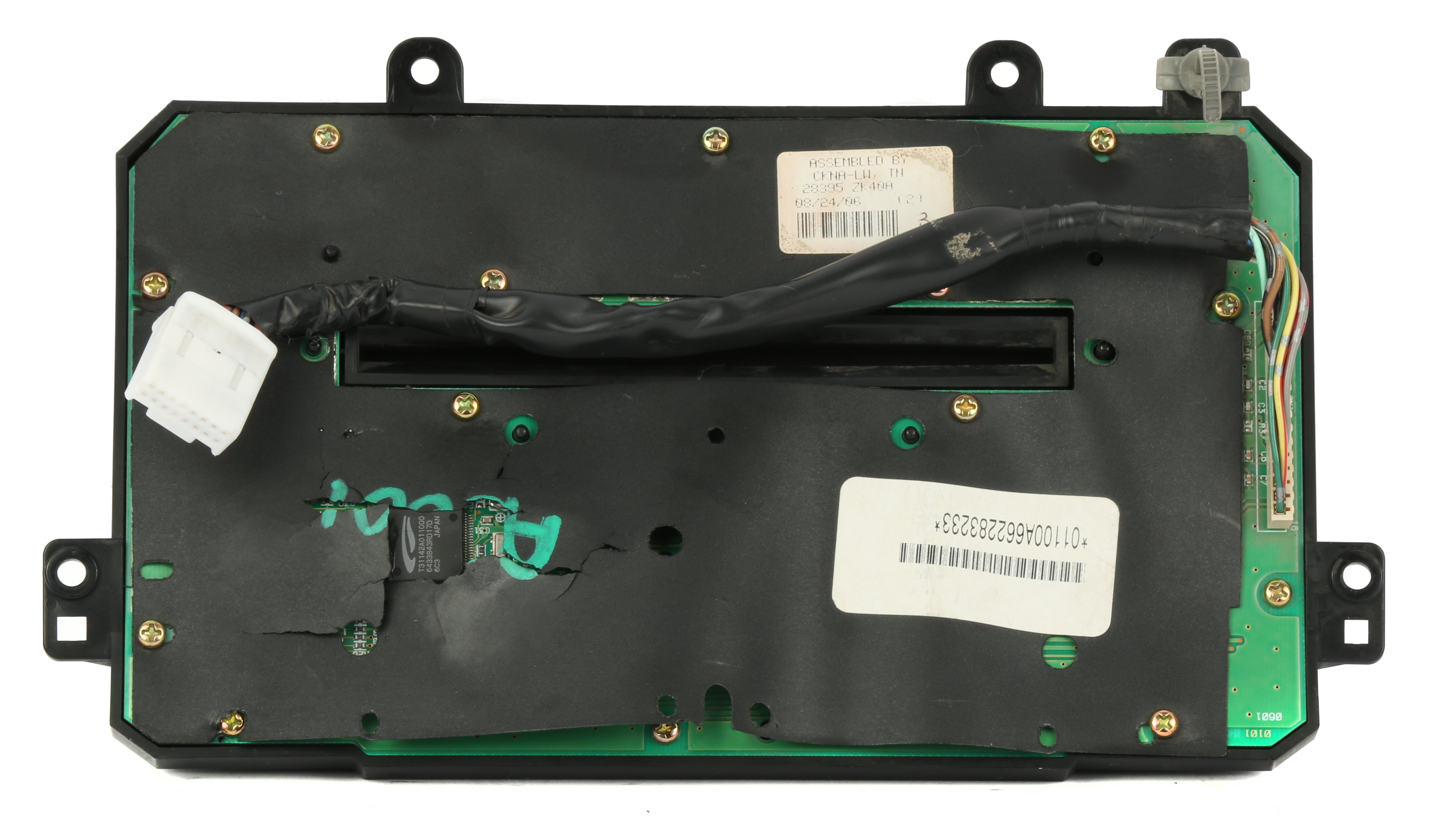 Restored 07-08 Nissan Maxima Front Dash Control Panel for Audio w Navigation 28395 ZK40A (Refurbished)