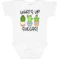 thumbnail image 3 of Inktastic What's Up Succas Funny Cacti Plants Boys or Girls Baby Bodysuit, 3 of 5