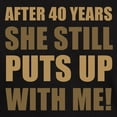 thumbnail image 3 of CafePress - 40Th Anniversary Humor For Men Dark T Shirt - Men's Classic Graphic Cotton T-Shirt, 3 of 4
