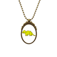 thumbnail image 1 of Collar Retro Elíptico Unbranded Armadura de herbívoro dinosaurio Colgante Achinado, 1 of 3