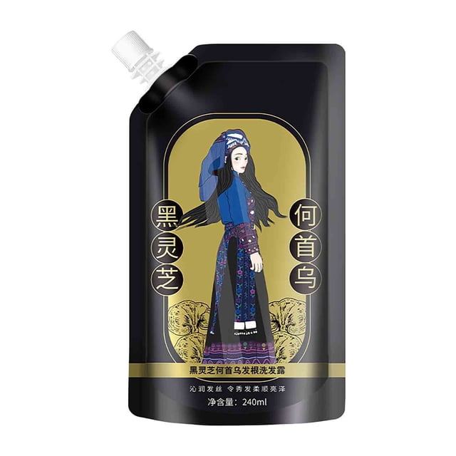 Productos para el cuidado del cabello Champú para el cabello con extracto de planta de Ganoderma nigrum Champú con extracto de Ganoderma nigrum Champú con control de grasa de Polygonum Multiflorum 240