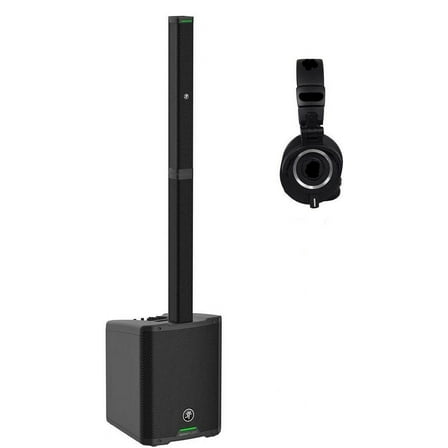 Mackie SRM-Flex 1300 Watt Line Array DJ Speaker PA System w/Sub  Certified Headphones