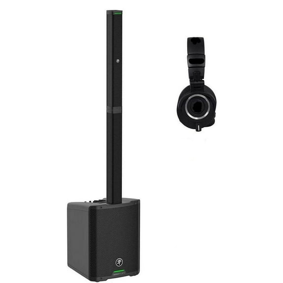 Mackie SRM-Flex 1300 Watt Line Array DJ Speaker PA System w/Sub  Certified Headphones