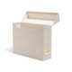 thumbnail image 1 of Caja de almacenamiento SMEAD, con tapa abatible, lino natural, color beige, 1 of 6