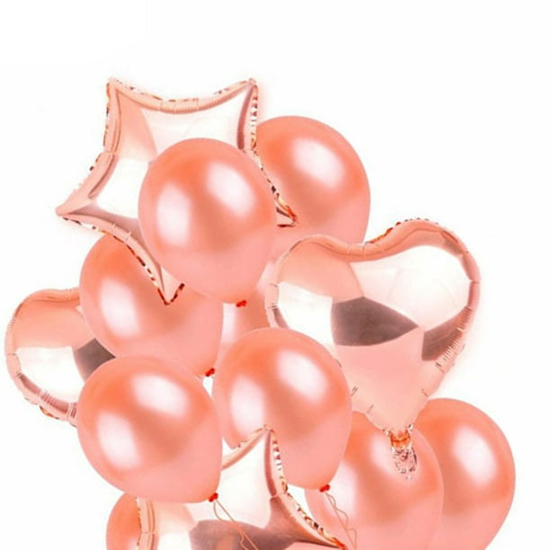 Ballon Feuille Joyeux Anniversaire Helium Ballon Anniversaire D'Enfant Rose