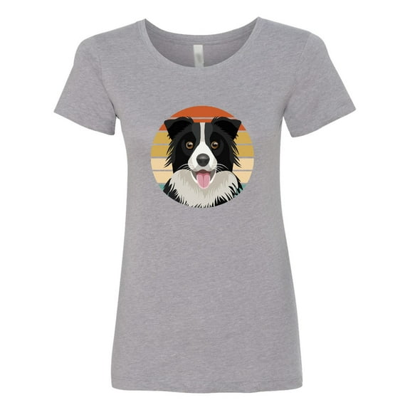Inktastic Border Collie Cute Dog Women's T-Shirt