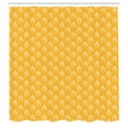 thumbnail image 2 of Ambesonne Autumn Shower Curtain, Simplistic Yellow Leafage, 69"Wx84"L, Pale Orange White, 2 of 4