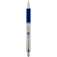 thumbnail image 2 of Bolígrafo Zebra Pen F-402, acero inoxidable, tinta azul fina, 2 of 5