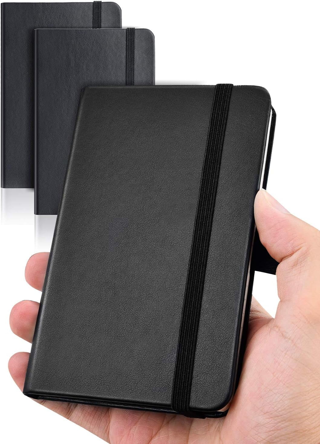 2-pack total 320 pages, pocket notebook, small notebook, 3.7" x 5.7" pocket notebook