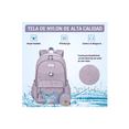 thumbnail image 4 of Mochila Escolar de Viaje Bolsa Juvenil De Moda Para Laptop Color VIOLETA, 4 of 4