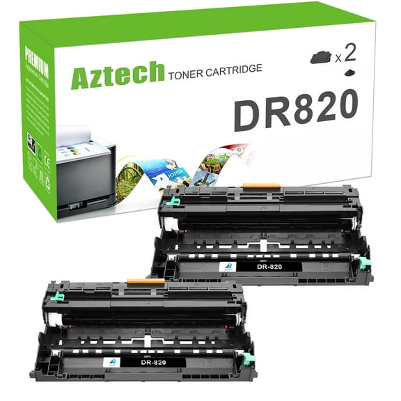 DR820 Drum Unit Kit | Compatible for Brother DR820 DR-820 DR 820 for Brother HL-L6200DW MFC-L5850DW MFC-L5900DW MFC-L6700DW MFC-L5800DW HLL6200DW HL-L5200DW HLL5100DN Printer (Black, 2-Pack)