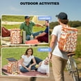 thumbnail image 5 of Bright Lemon Print Insulated Backpack Cooler, Leakproof Lunch Bag for Tropical Getaways and Road Trips, 5 of 5