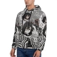 thumbnail image 3 of Casual Long Sleeves Sweatshirt Demon Slayer Iguro Obanai Pullover Hoodie Active Sweater Tops for Men Women Teen Small, 3 of 7