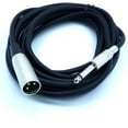 thumbnail image 3 of 3-pin xLR to 1/4 Inch 6.35mm Mono Audio Adapter Microphone Audio Cable Adapter Converter Cord, 3 of 7