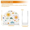 thumbnail image 4 of Yayeee Napkin Holder for Table Set of 2 Kitchen Paper Tissue Organization, Rainbows Pattern, 4 of 8