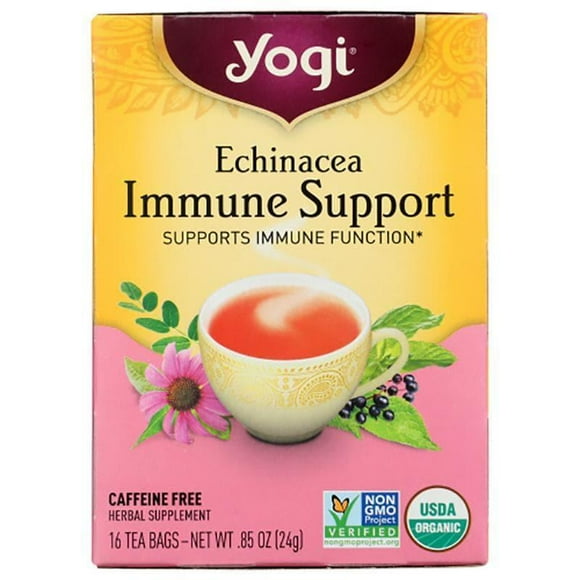 Yogi Thé - Soutien Immunitaire à l'Échinacée