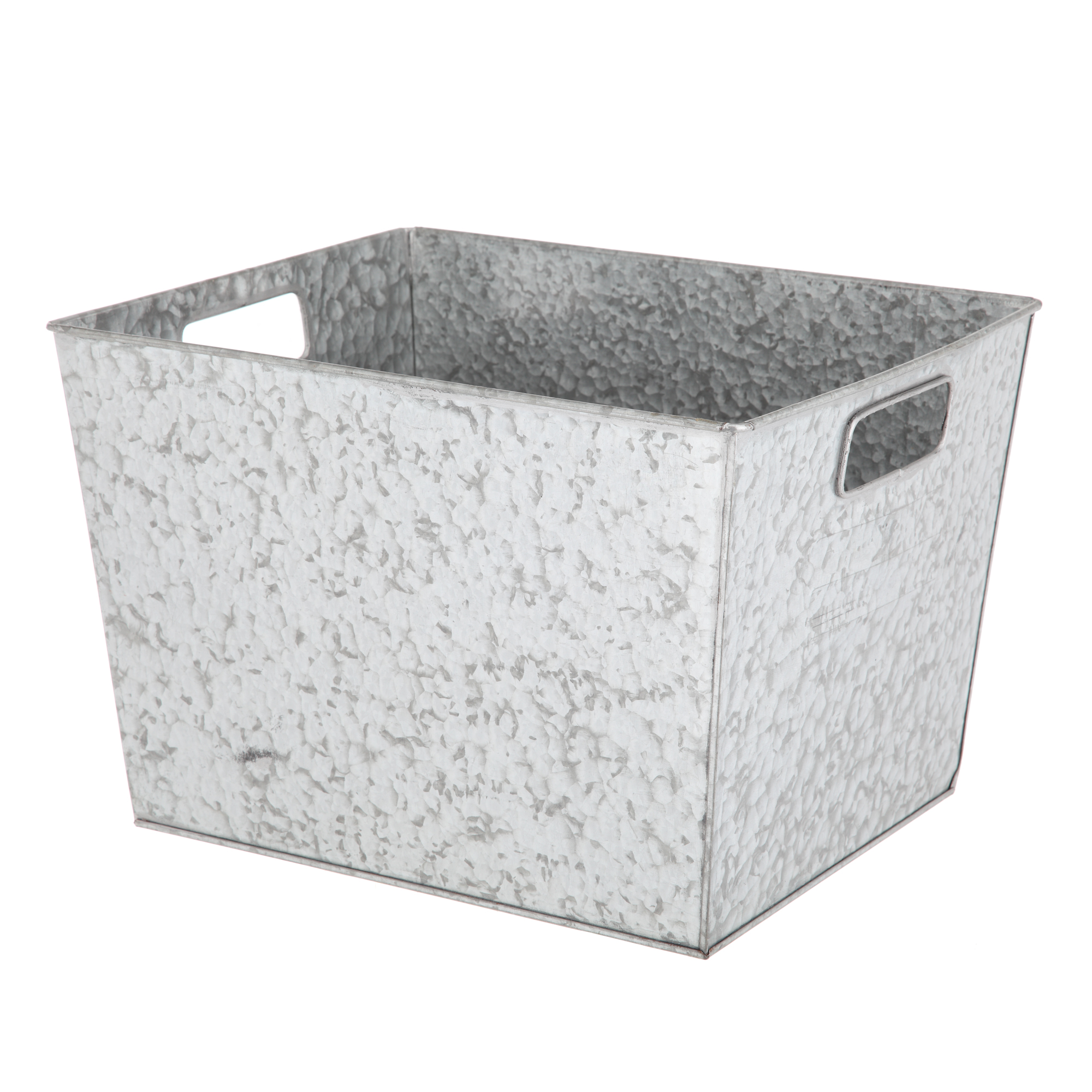 Better Homes and Gardens Small Galvanized Bin, Silver - image 3 of 6