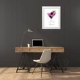 thumbnail image 3 of Berrenson, Sara 12x14 White Modern Wood Framed Museum Art Print Titled - Blackberry Martini, 3 of 4
