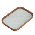 thumbnail image 4 of veasfak Glass Tray Bathroom Storage Tray Multiuse Coffee Table Platter Specialty Plates 29.5x20x2.5cm, 4 of 9