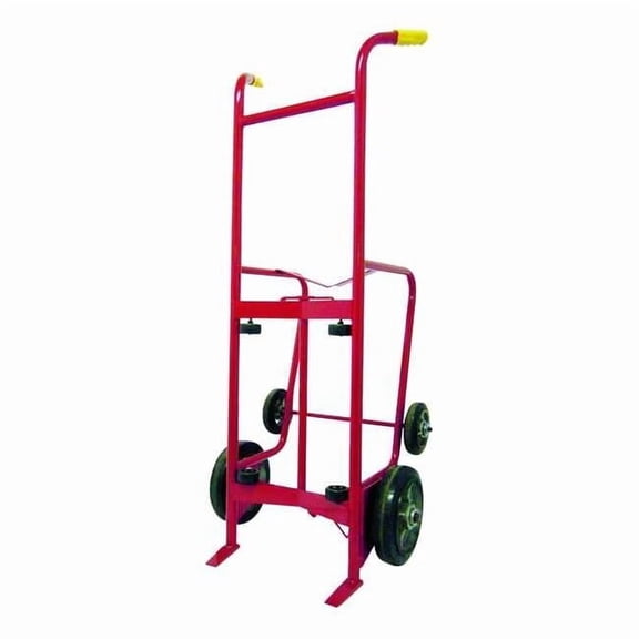 Dayton Drum Truck,55 Gal,Steel,Rubber Wheel 34D644