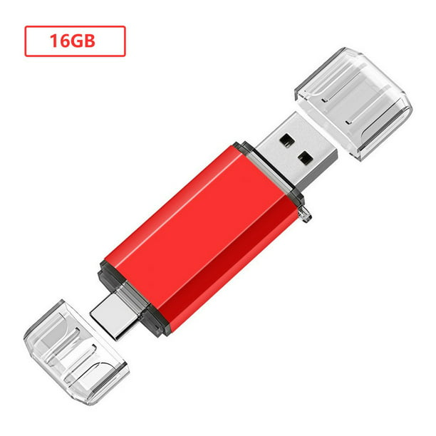 USB C Flash Drive 16 GB,2-in-1 Type C Thumb 8GB OTG Pen Drive 16 GB Portable Memory Stick PC, Tablet,USB-C Smart Phone Data Transfer,White - Walmart.com
