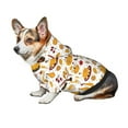thumbnail image 7 of Honeii Thanksgiving Print Small Dog Hoodies Pet Hooded Sweatshirts Fall Winter Puppy Cat Sweaters Warm Clothes for Small Dogs Outfits Costume-XX-Large, 7 of 7