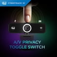thumbnail image 4 of Cámara web USB Adesso CyberTrack K1 1080P Full HD con enfoque fijo, ángulo de visión ajustable, micrófonos duales integrados, obturador de privacidad, modo de audio/video, interruptor de encendido/apa, 4 of 5