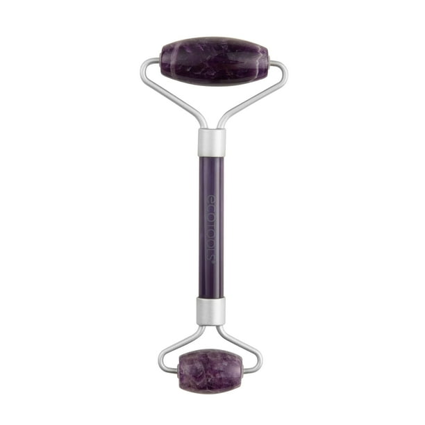 Rodillo facial EcoTools Amethyst Real Stone, vegano, 1 unidad