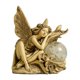 thumbnail image 1 of Estatua solar para jardín, luz, adorno para césped, decoración de patio, figura de resina coleccionable, elfo Amarillo, 1 of 9